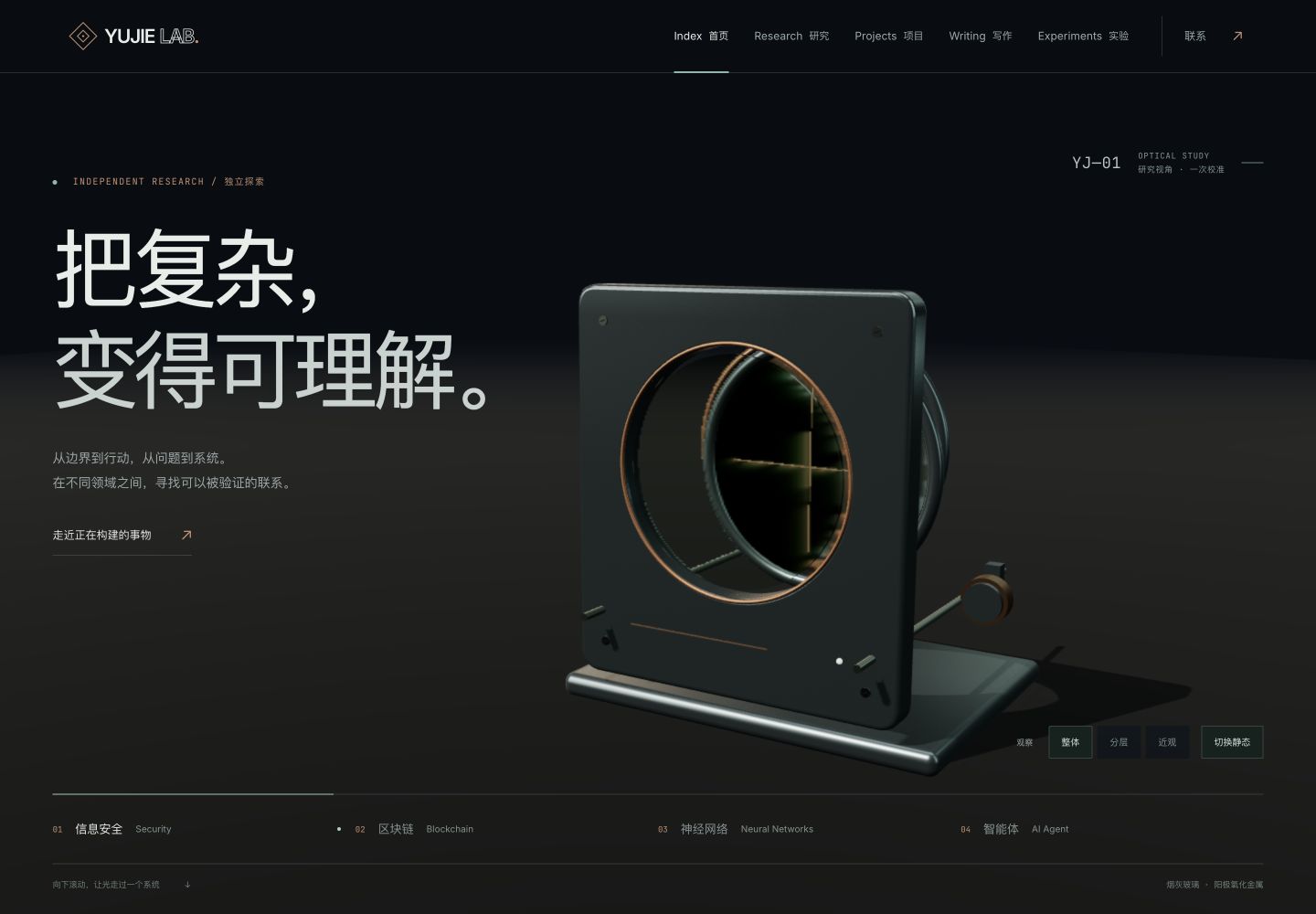 从线条，走向实体研究台：保存的页面画面